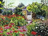David Lloyd Glover Giverny Gardeners House painting